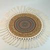 Straw Tassel Mat Round Single Layer Thin Mat Bohemia Style Futon Meditation Worship Carpet Home Decoration Room Door Mat