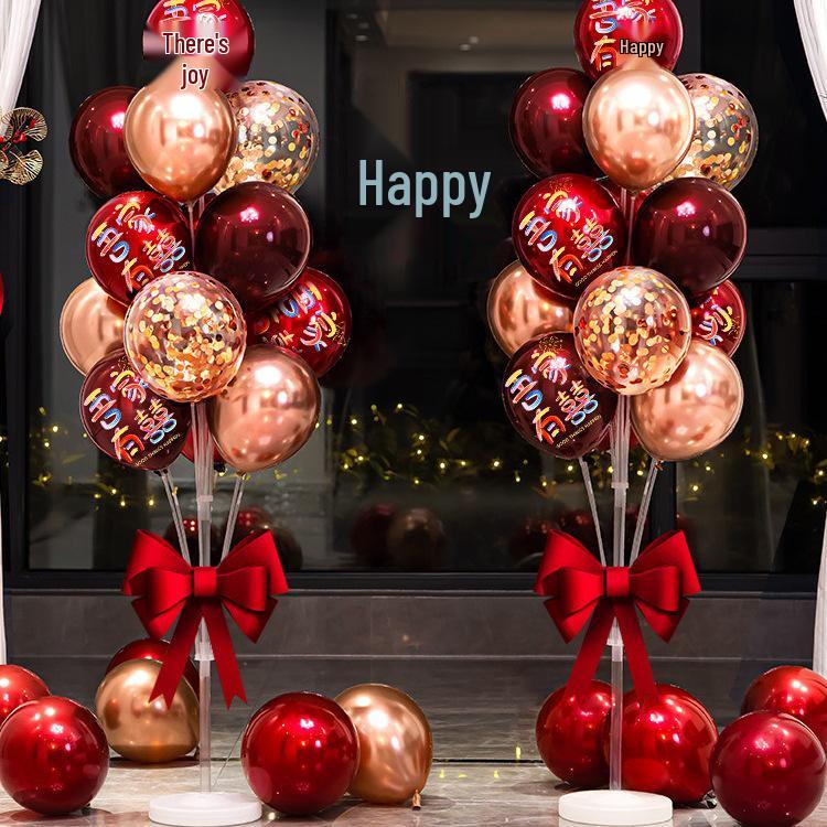 Wedding & Engagement Balloon Decoration Set: Aisle Runner, Room & Column Décor Kit