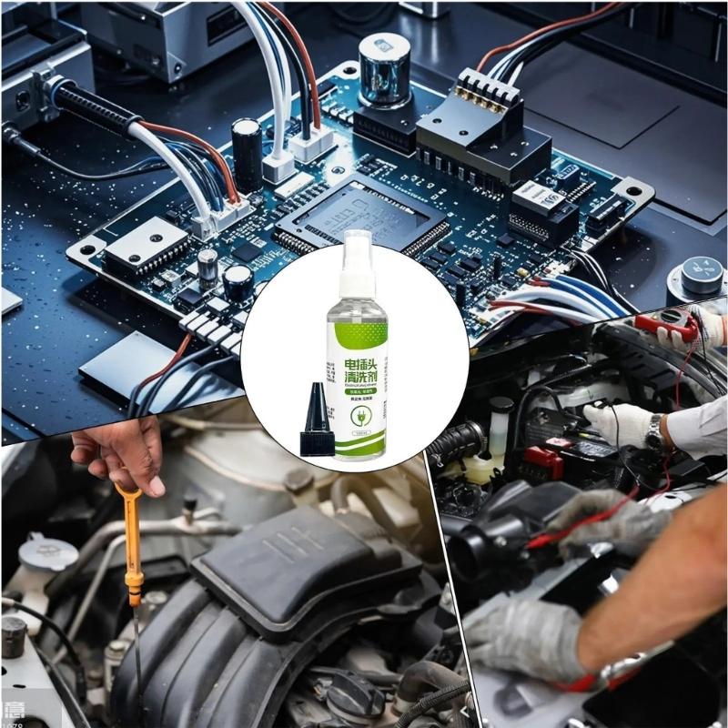 Heavy Duty Electrical Equipment Degreaser 100ml Quick Dry Aerosol Sprayed For Car Plugs Motors Automotive Industrial Use