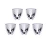 5PCS Metal Drum Lug Iron Silver Drum Hardware Replacement Professional Drum Claw Hook  For Drum Set
