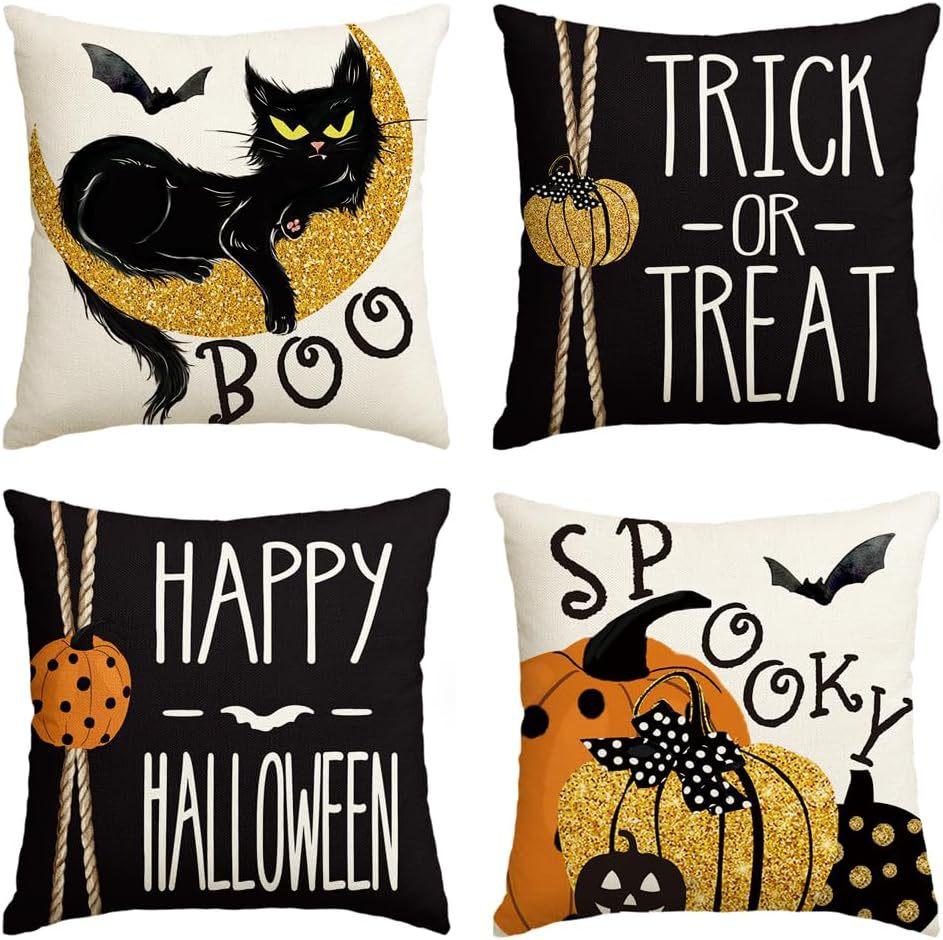 Halloween Decoration Pillowcase Ghost Skull Pillowcase Living Room Decoration Sofa Pillow Pillow Bedside Pillow