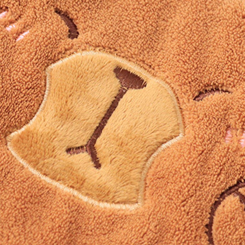 Niedliche Capybara-Muster Kinderhandtücher Mikrofaser Saugfähig Schnelltrocknend Hängende Waschlappen