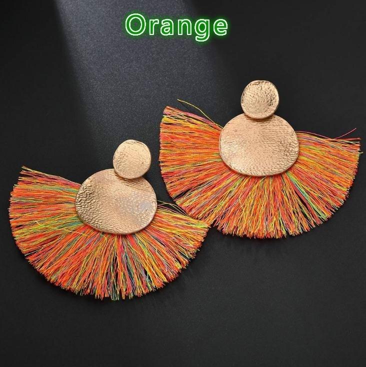 Tassel Earrings for Women Fashion Wedding Party Statement Bohemian Drop Earings Long Vintage Fringe