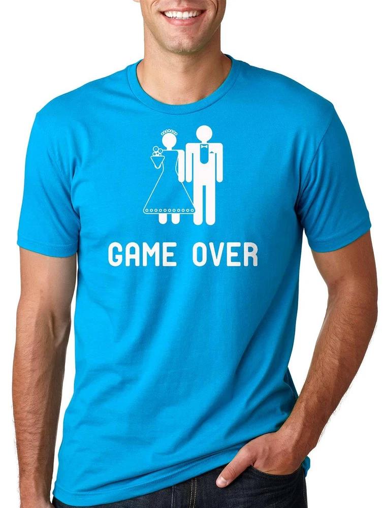 Game over Tshirt Engagement Wedding Tee Shirt Funny Gift for Fiancee S