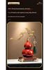 Gourd Ornament: Luxurious Chinese Home Decor for Living Room or Office – Attracts Fortune and Prosperity, Perfect Housewarming Gift