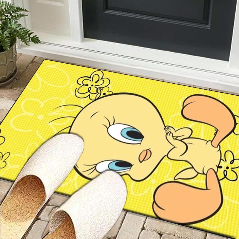 Yellow Bird Office Rug Chair Mat, Game Carpet, Suitable for Front Door, Bedroom, Living Room, Desk, Holiday Gift