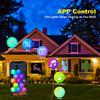 Smart Curtain Lights Bluetooth App Remote Control LED String RGB Fairy Lights DIY Living Room Window Bedroom Decoration Gift