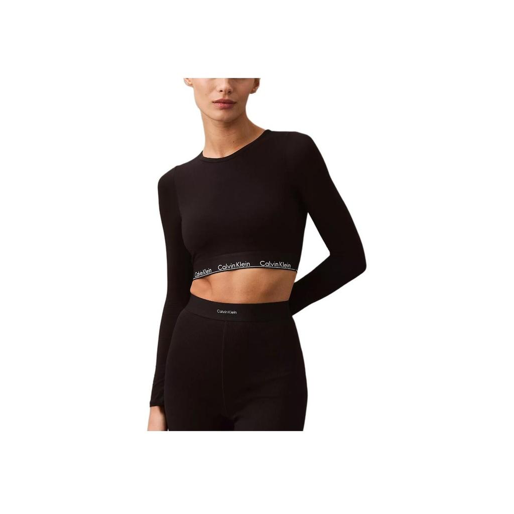 Calvin Klein Modern Attraction Letter Wireless Bra T-Shirt Women Underwear Black QF8009-005