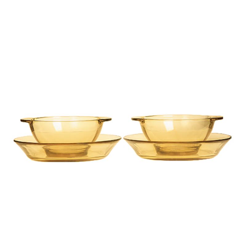 Pyrex Shiny Glass 4-Piece Dinnerware Set
