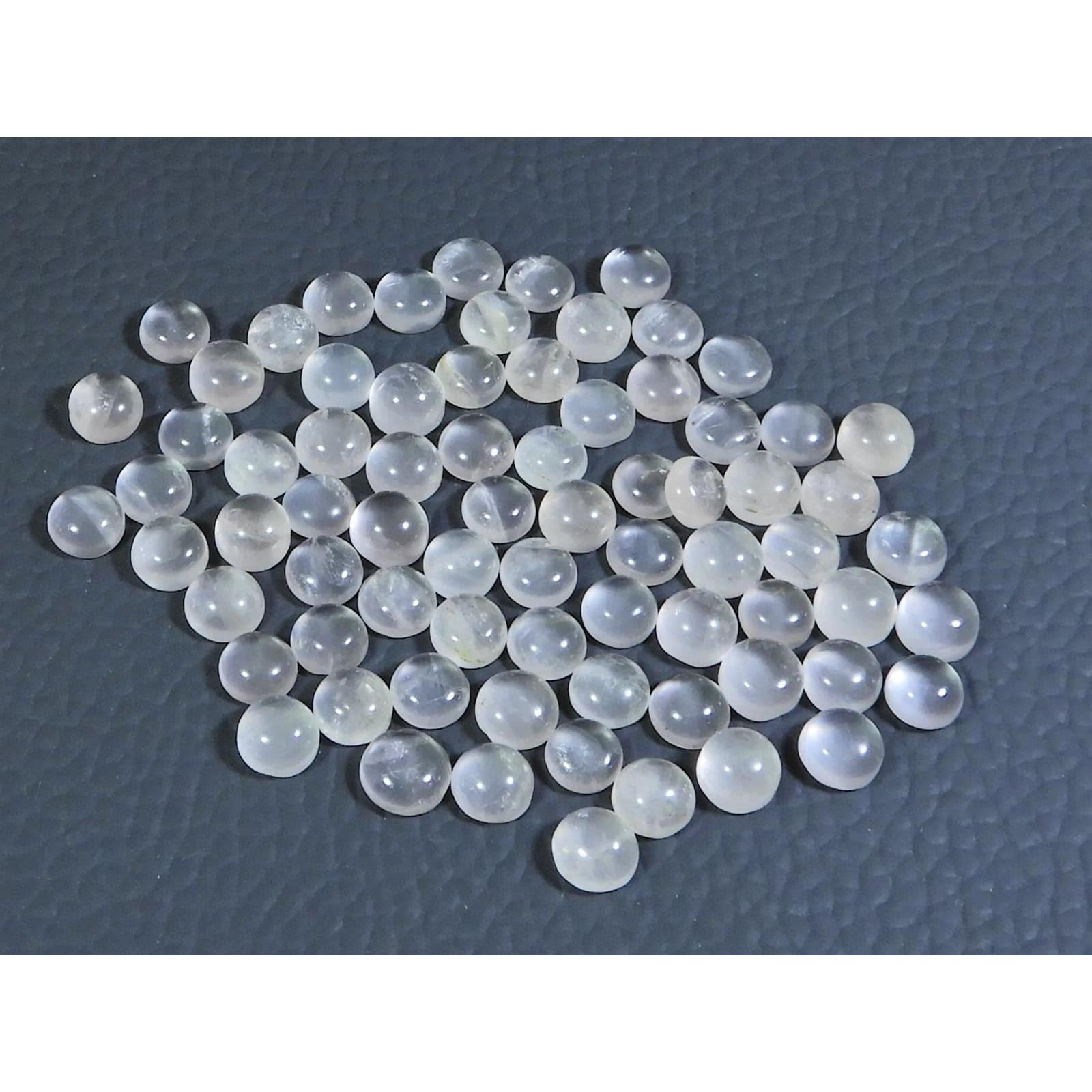 

4 ММ Натуральный Розовый Кварц Круглый Кабошон Свободный Драгоценный Камень 75 шт. Лот 42 карата. А-359