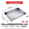 Youxia Stainless Steel Rectangular Serving Tray