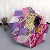 1pc Barbie Fashion Adventure Umbrella with Plastic Handle,Suitable for All Seasons Travel Outdoor Multi-functional UmbrellaDCS115