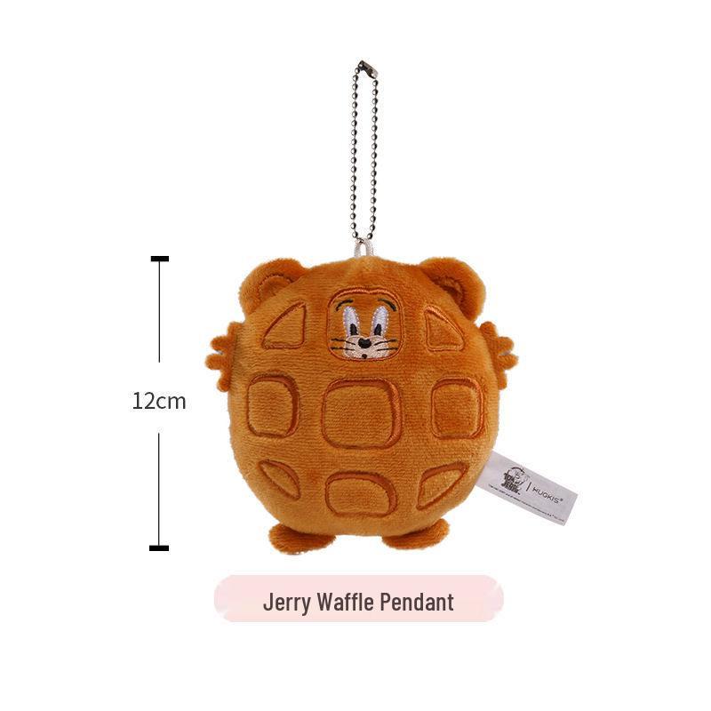 Tom and Jerry Cat & Mouse Plush Toys: Keychain Charms & Pendant Gift for Kids