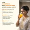 Ayuzera Olio di Olivello Spinoso con Curcuma Curcumina 300ml Integratore Liquido Naturale Himalayano per Benessere ed Energia