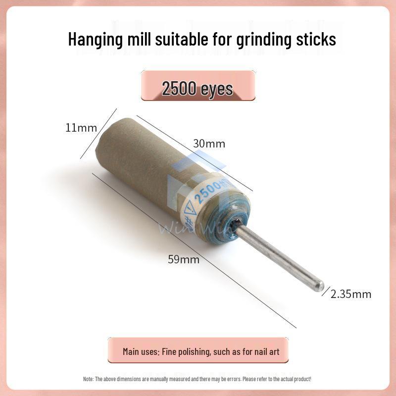 2.35 Shank Sandpaper Stick: Jade Polishing & Grinding Tool Set