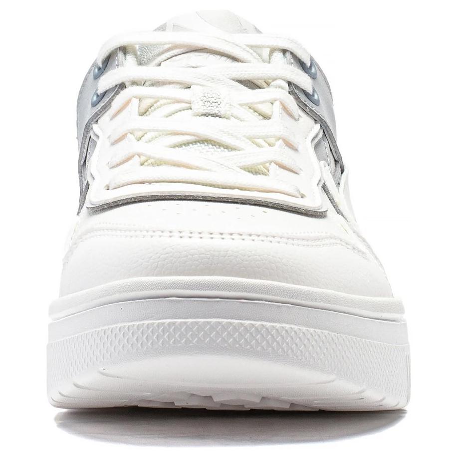 Li Ning Dämpfung, Abriebfeste Low-Top-Skateboard-Schuhe Damen Weiß Grau AGCU388-1