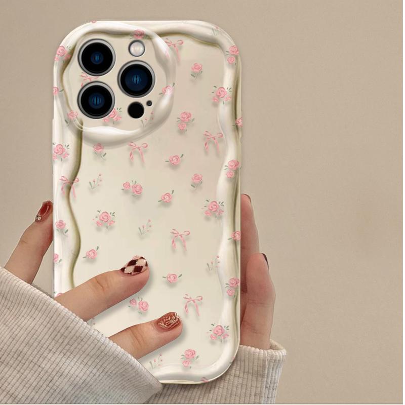 

Simple Colourful Flower Rose Clear Phone Case For iPhone 17 16 15 14 13 12 11 Pro Max X XS XR 14 Plus 17Air Silicone Cover iPhone XR
