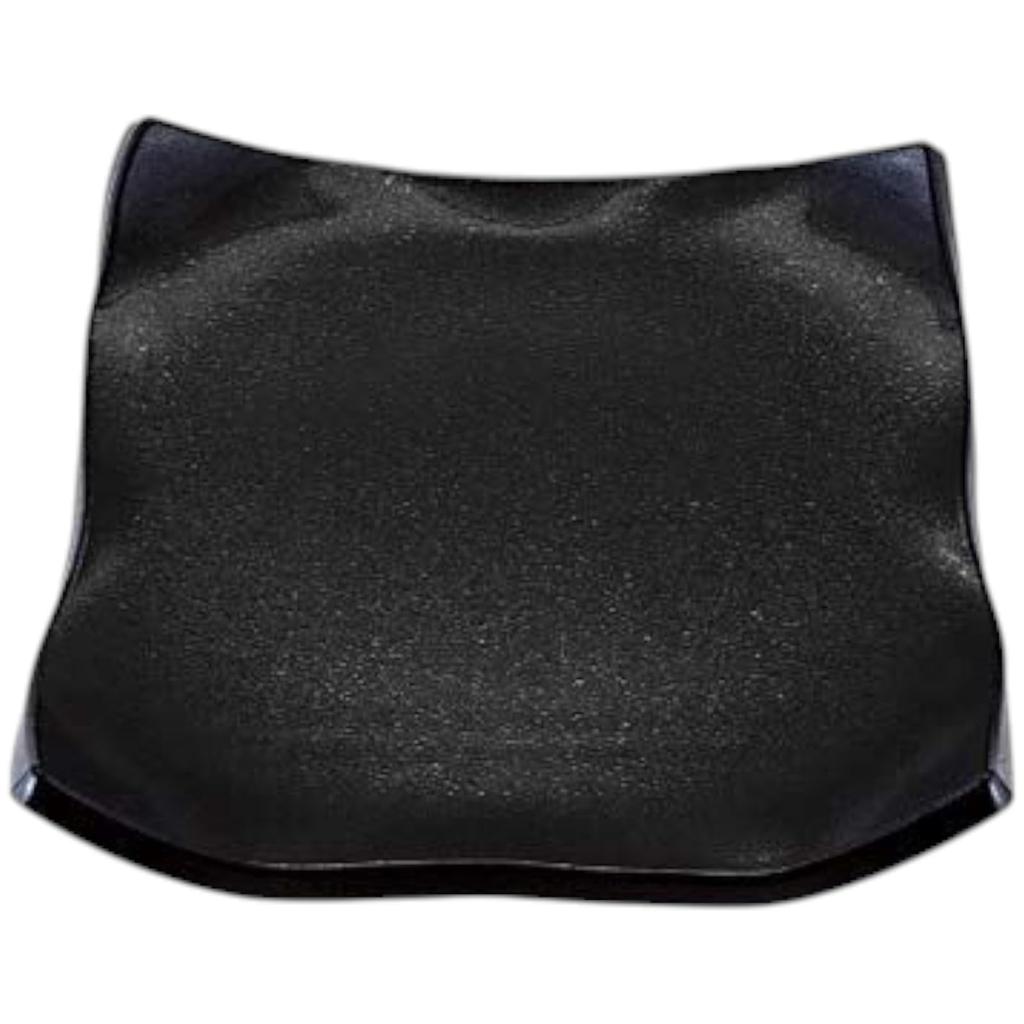 Premium Nigiri Sushi Square with Raised Black Made In Japan J-Kitchens Plate, 7.5-inch Corners, Seared, Shatter-Resistant,