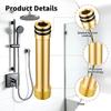 Metal Shower Elbow Water Supply Adapters Pipe Extension Link Suitable for K-98350 for Secure Installation & No Leaks