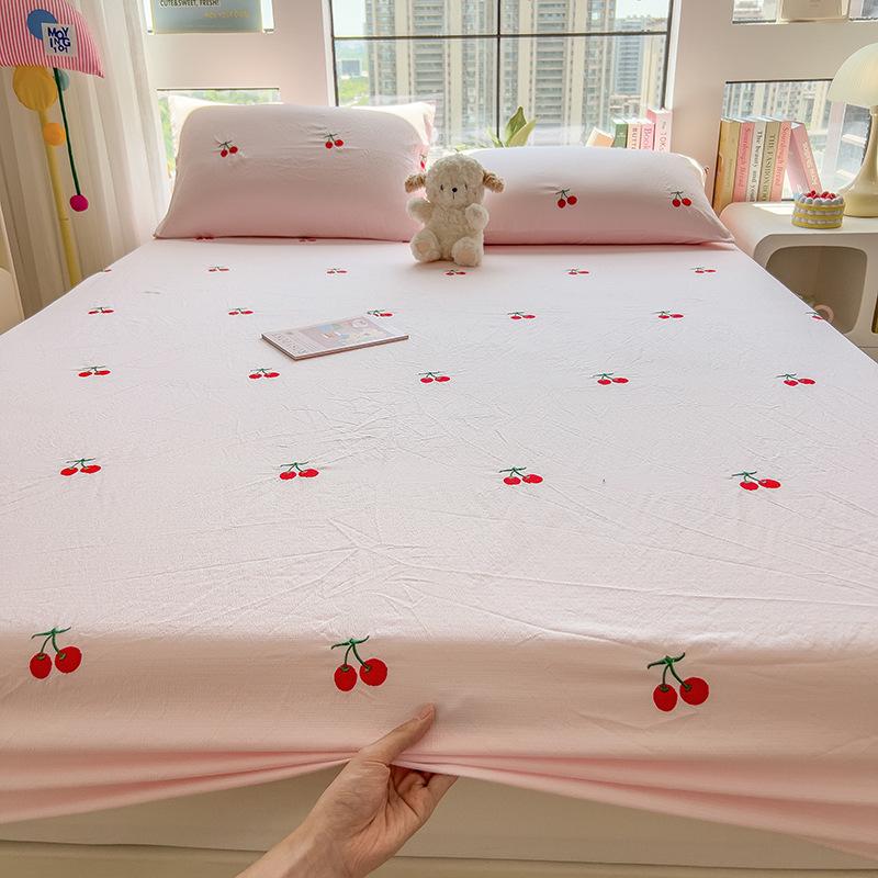New Style Bed Sheet Single Piece Dormitory All-inclusive Non-slip Bed Sheet Bed Cover Bedroom Bed Mattress Protector