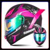 Dual Lens Flip Up Helmets for Motorcycle Moto DOT Approved Full Face Motorcycles Helmet Double Lens Modular Helmet