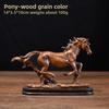 Horse Figurine Creative Living Room TV Cabinet Entrance Closet Home Decoration Item Horse Year Figurine
