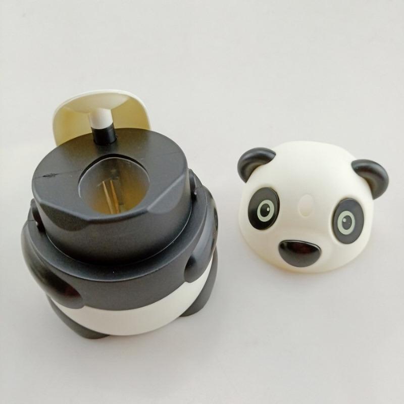 1 Stück Kreative Automatische Zahnstocher-Kassette Cartoon Panda Zahnstocherbox Modische Persönlichkeit Niedlich