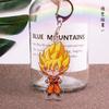 Anime Dragon Ball Acrylic Keychains Son Goku Vegeta Majin Buu Broly Frieza Trunks Zamasu Gogeta Lapis Super Saiyan Figures Toys