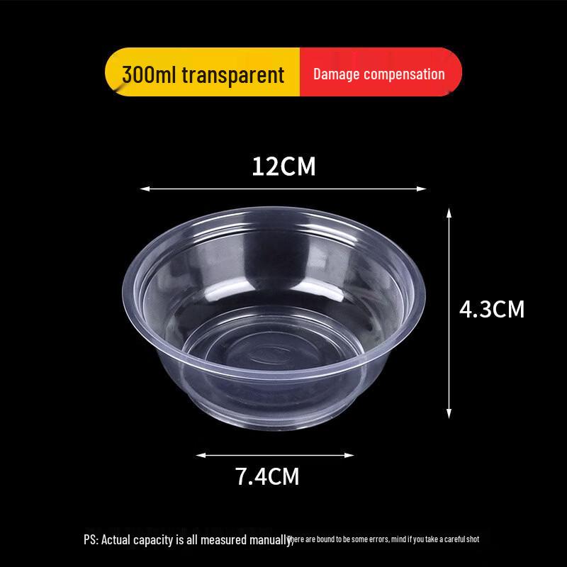 Disposable Food-Grade Round Soup Bowls
