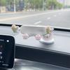Car Cartoon Phone Holder for Navigation - Creative Air Vent Suction Cup Mount Stand, Rotating Gravity Support Multi-Function Bra