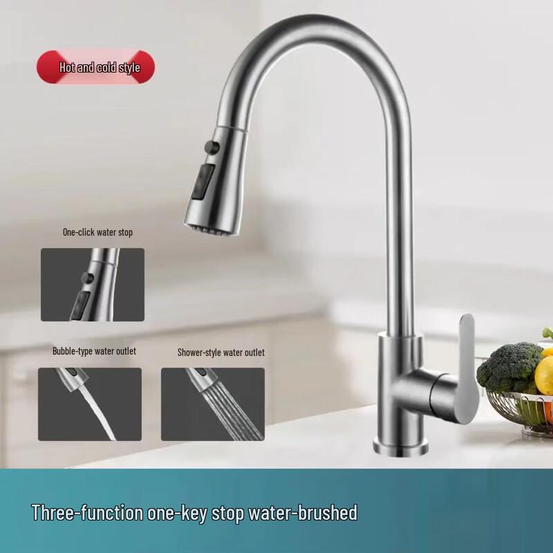 

TLXT Wall-Mounted Hot Water Kitchen Faucet