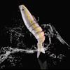 13.4Cm 8-Joint Bionic Lure Durable ABS Plastic Sinking Fishing Lure For Freshwater Predatory Fish