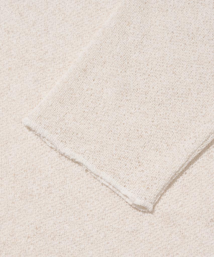 ANALOG MOOD First Linen Long Sleeve Knit (Ivory)