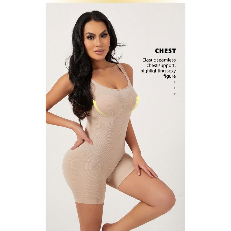 Women Seamless U Back Tummy Control Butt Lift Shapewear Bodysuit