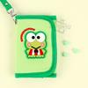 [Sanrio] Keroppi Cute 3-Tier Necklace Wallet