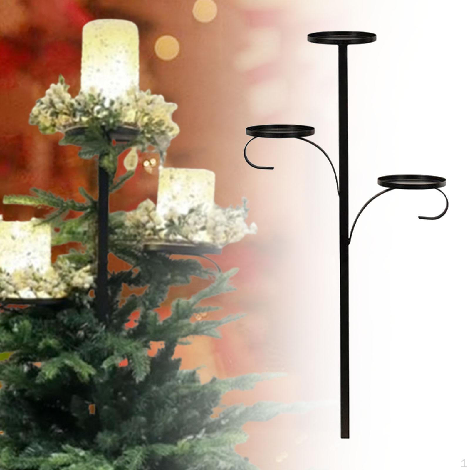 

Тройные елочные украшения, подсвечник, украшение, основа для украшения домашней вечеринки 90cm