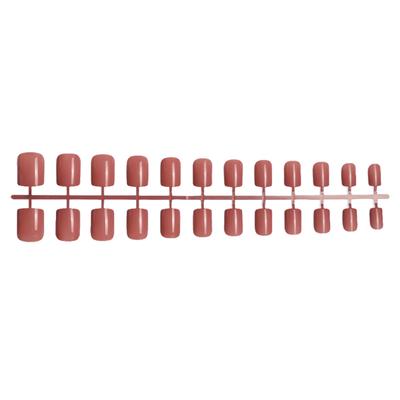 Square Head Fake Nails Press-on Colorful False Solid Color DIY Matching Beauty Accessories Household Full Cover Art Tips
