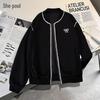 Women's Color Block Baseball Jacket