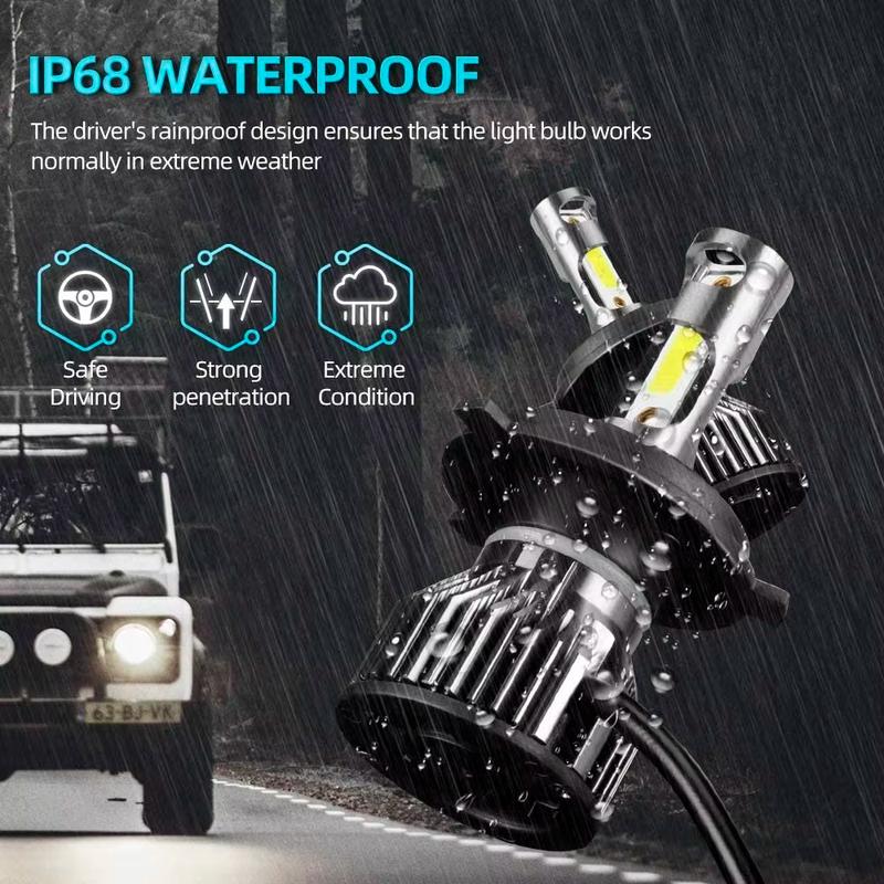 1CPS Plug and Play H11 H8 H9 Motorcycle LED Headlight 6000K White 20000LM Moto Lamp For Suzuki Vstrom 650 DL650A ABS 2017 2018