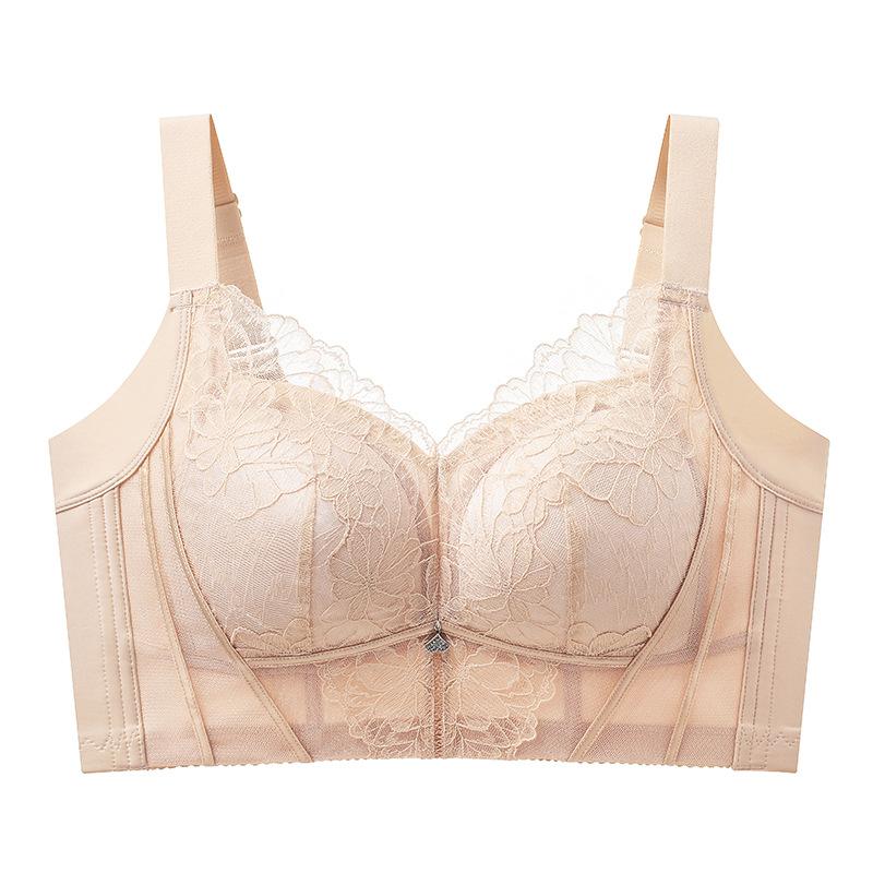 Женское тонкое бесшовное бюстье с регулируемыми бретелями, полная чашка, мягкая поддержка, предотвращающий провисание, пуш-ап 34/75C бежевый