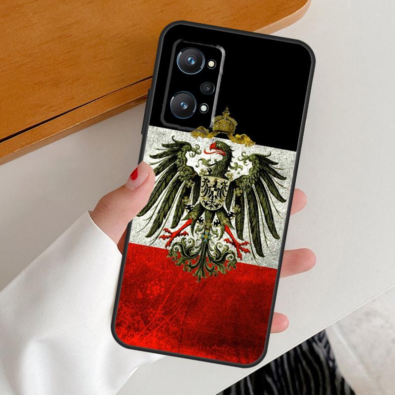 German Empire Flag For Realme GT7 GT6 15 Pro 10 11 12 13 14 Pro Plus C65 C63 C61 C55 C51 C53 C35 C75 C67 Case