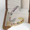 New Style Inlaid Zircon Bracelet, Fashionable and Luxurious Double-layer Hollow Open Bracelet