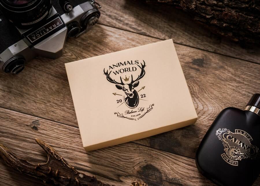 Large, Vertical Men's Wallet Made of Genuine Leather - Always Wild