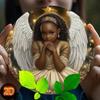 1pc African Angel Metal Wall Art, Dark Brown Gold Metallic Hanging Ornament for Home Christmas Wedding Decor