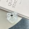 Transparent Mobile Phone Airbag Bracket, Paste-Type Love Bow Air Cushion, Retractable Desktop Support Frame, Lazy Ring.
