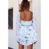 Ny sommer Jumpsuit for kvinner Uformell Slank langermet strand jumpsuit Sexy Jumpsuit