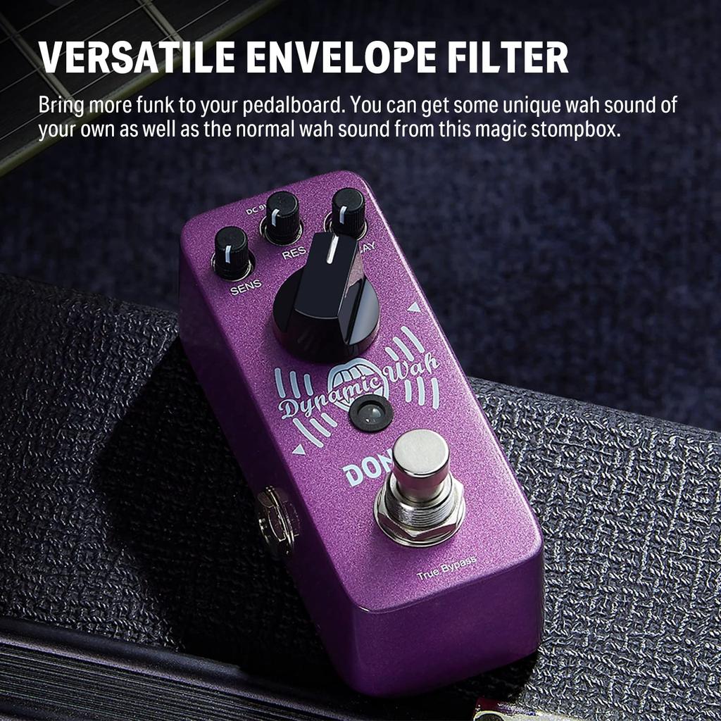 Donner Dynamic Auto Wah Pedal Guitar Effect
