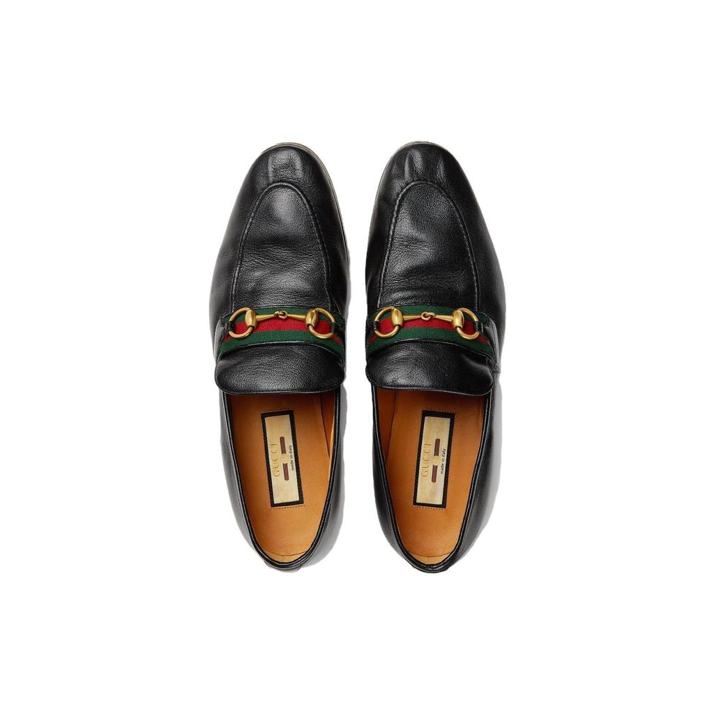 Gucci Horsebit-detail Leather Loafers 759473 AACOT 1084
