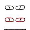 Stainless Steel Exhaust Pipe Decor Trim For Mercedes Benz CLA C117 SLK 2009-2016 2 Pcs Polished Tail Throat Cover Auto Parts
