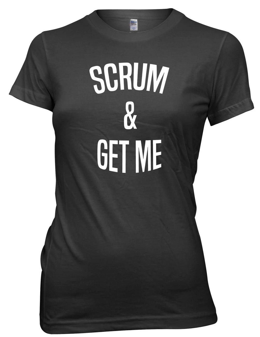 Scrum And Get Me Funny Womens Ladies T-Shirt S